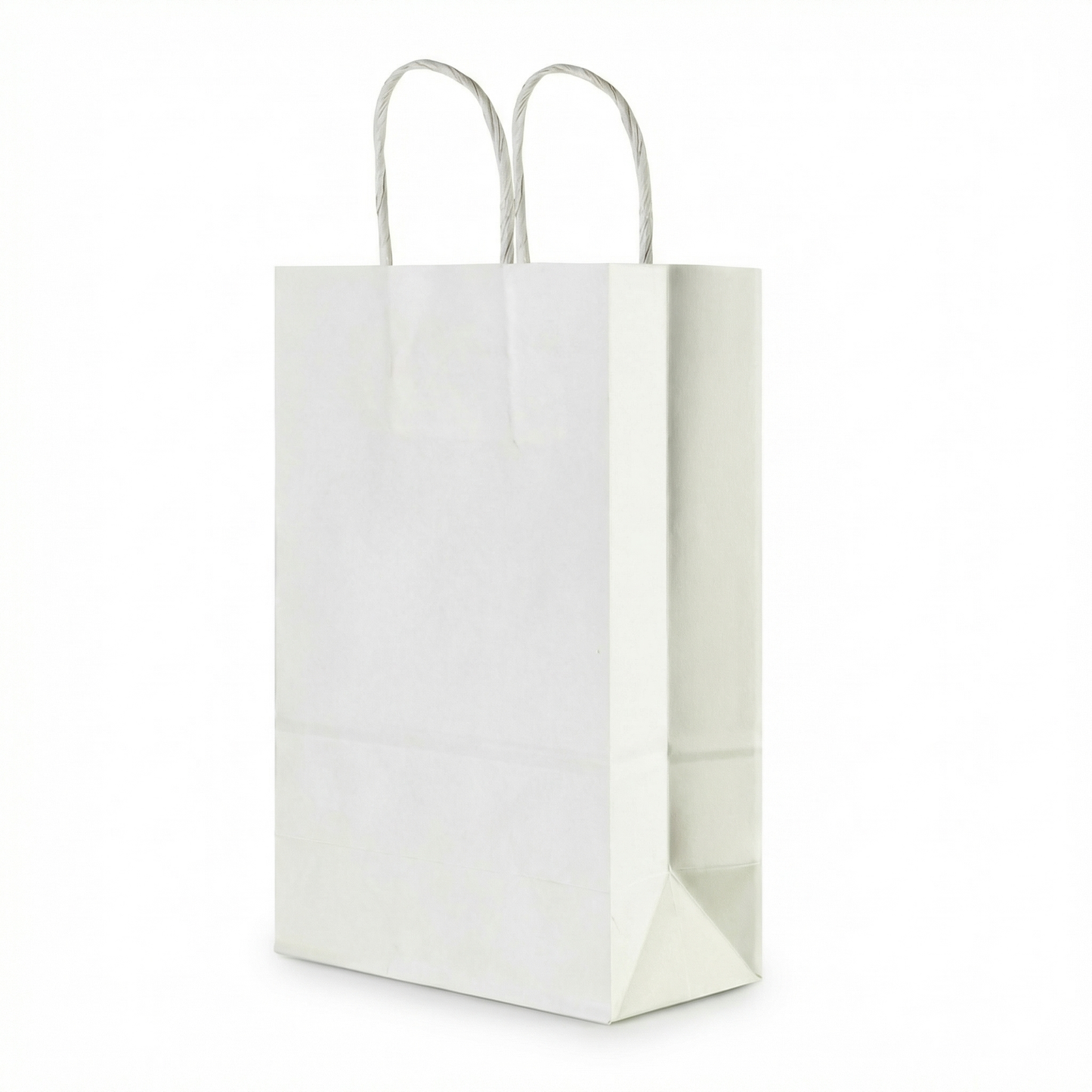 Bolsas de Papel con Fondo Cuadrado y Manija 22 x 32 cm – Caja x 100